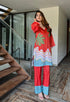 Tropical Red Kurta Set